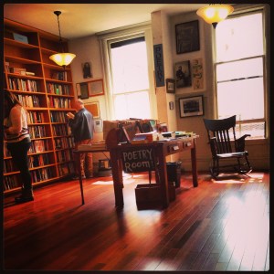 The poetry room at City Lights